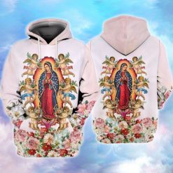 Our Lady Of Guadalupe 3d Zip Hoodie