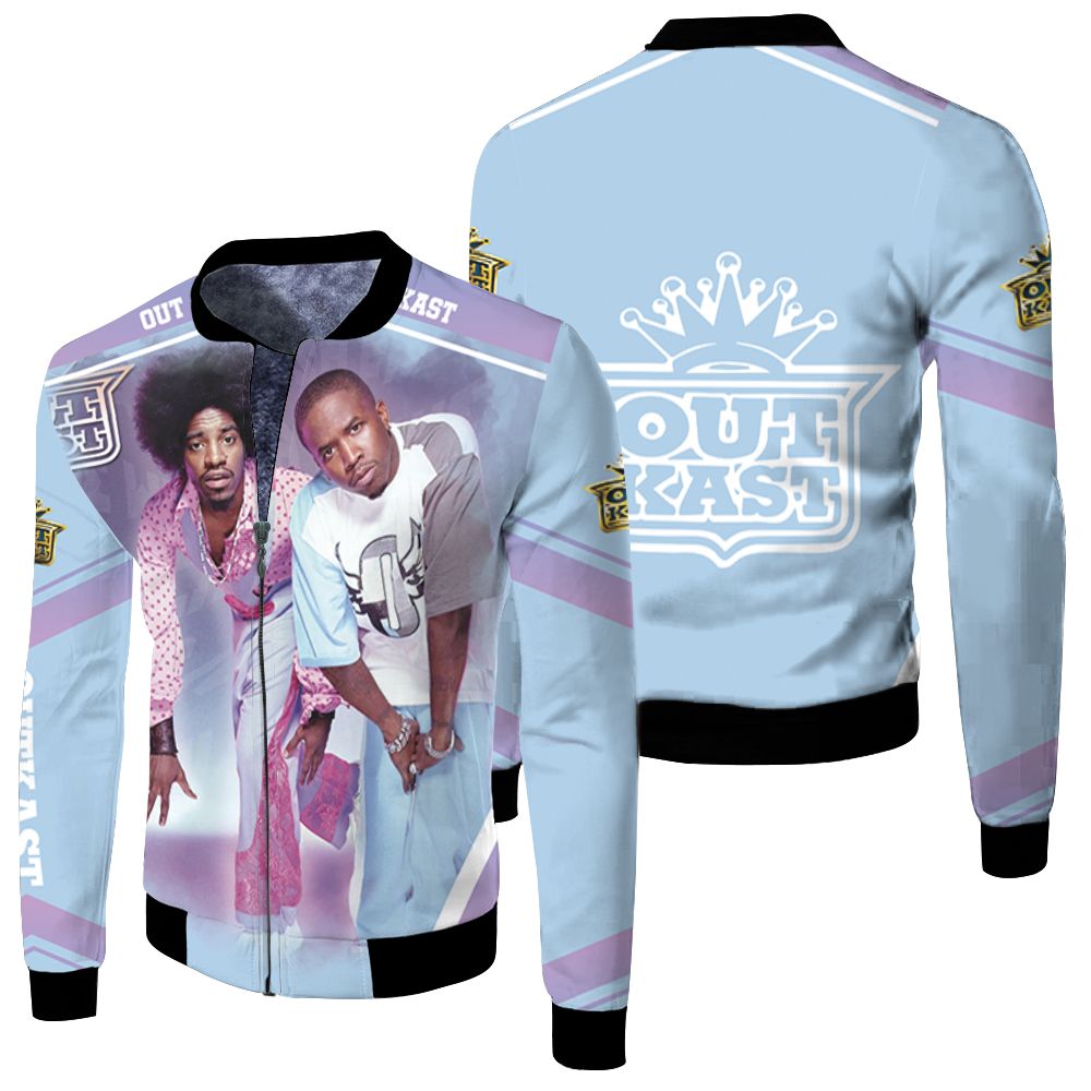 Outkast Big Boi And Dre Present Outkast Fleece Bomber Jacket