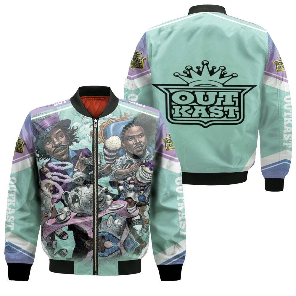 Outkast In Wonderland Graffiti Bomber Jacket