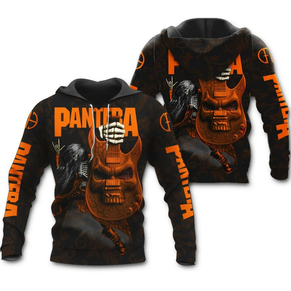 New Fashion 3D Print  PANTERA Band  Hoodies/hooded Sweatshirts for Women/men