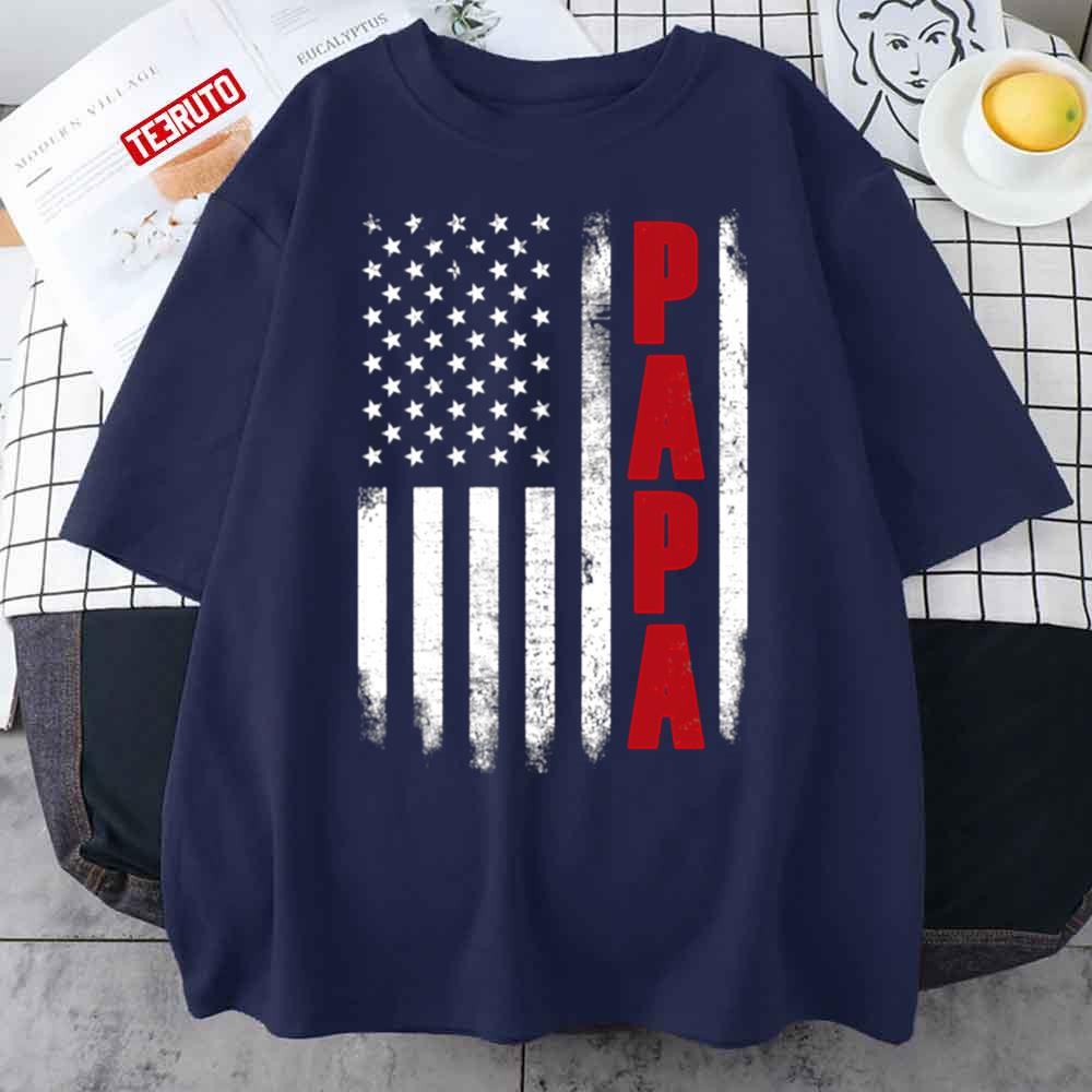 Pepere Gift Fathers Day American Flag 4th of July Sweatshirt