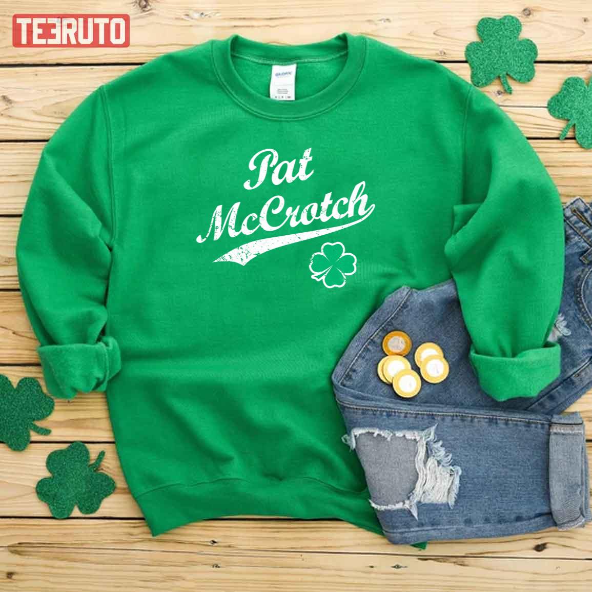 Pat Mccrotch Funny Irish Name St. Patrick’s Day Unisex Sweatshirt