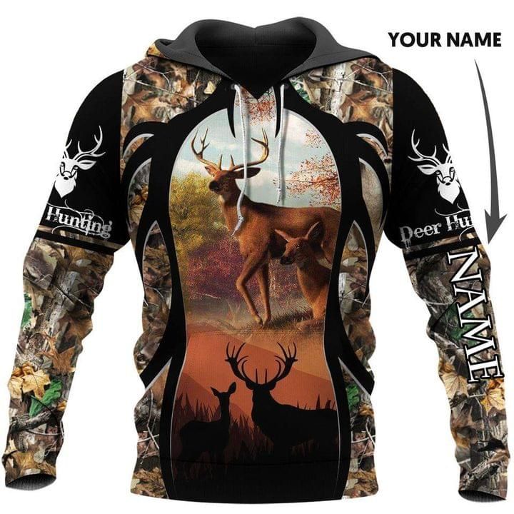 Personalized Deer Hunting 3d Hoodie