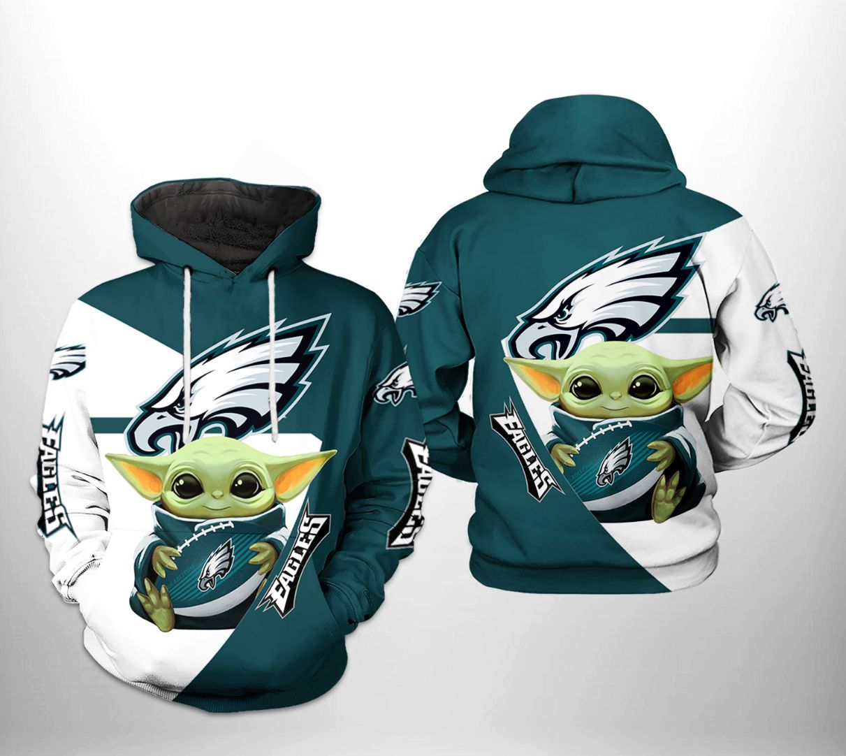 Baby Yoda NFL Philadelphia Eagles 2D Tracksuits Jacket - Usalast • LeeSilk  Shop