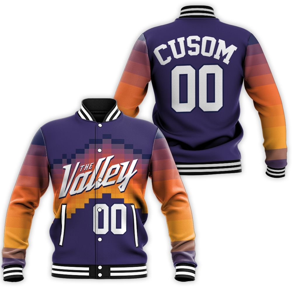 Phoenix Suns 2020 Nba New Arrival Personalized Baseball Jacket