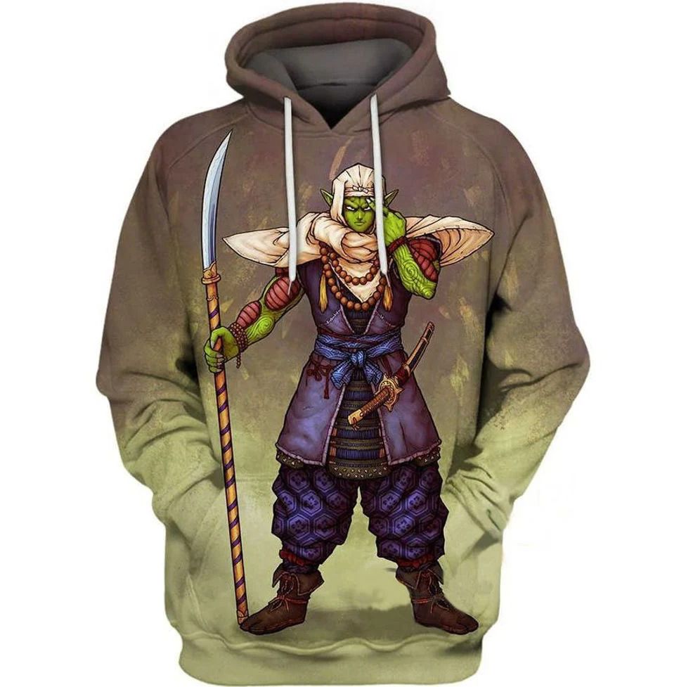 Piccolo Super Saiyan Dragon Ball Z Over Print 3d Zip Hoodie