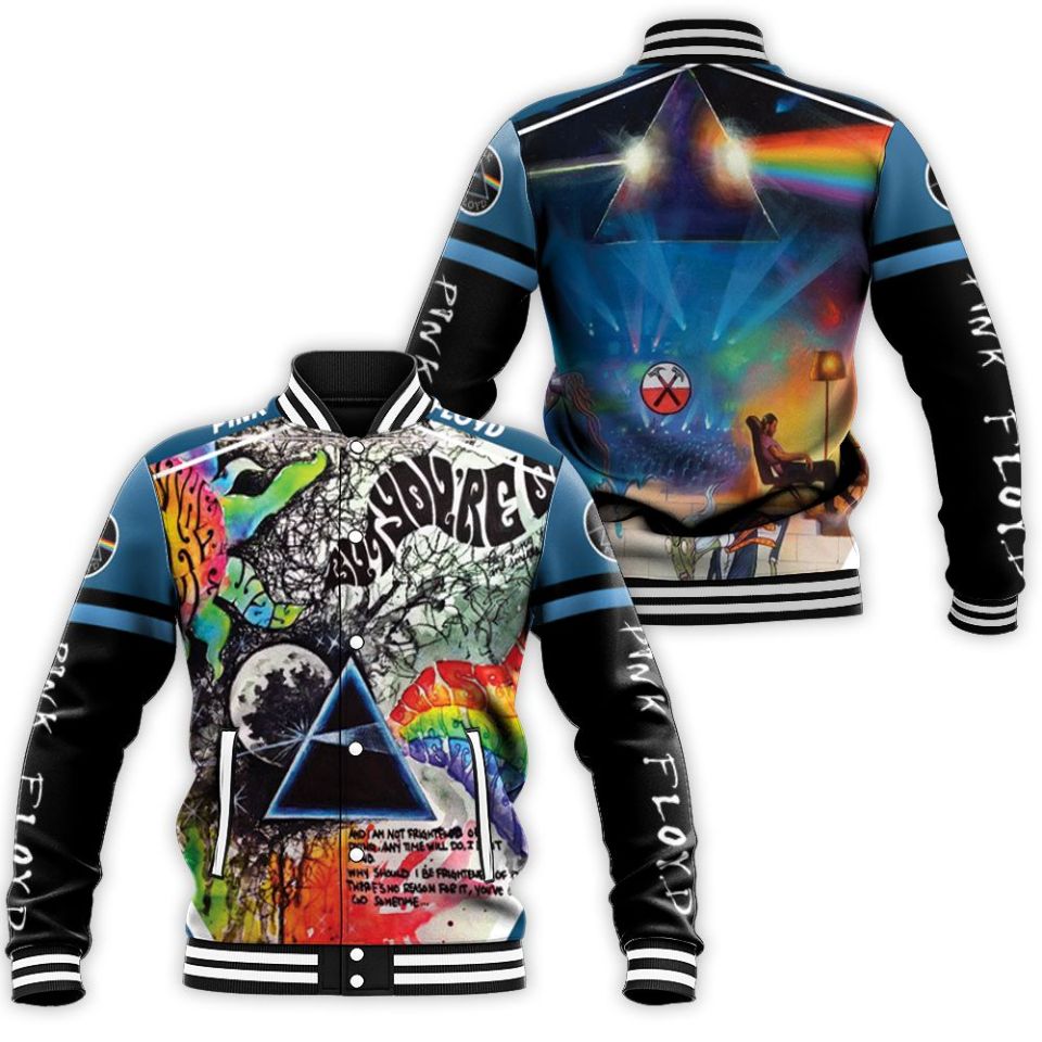 Pink Floyd Graffiti Wall Baseball Jacket