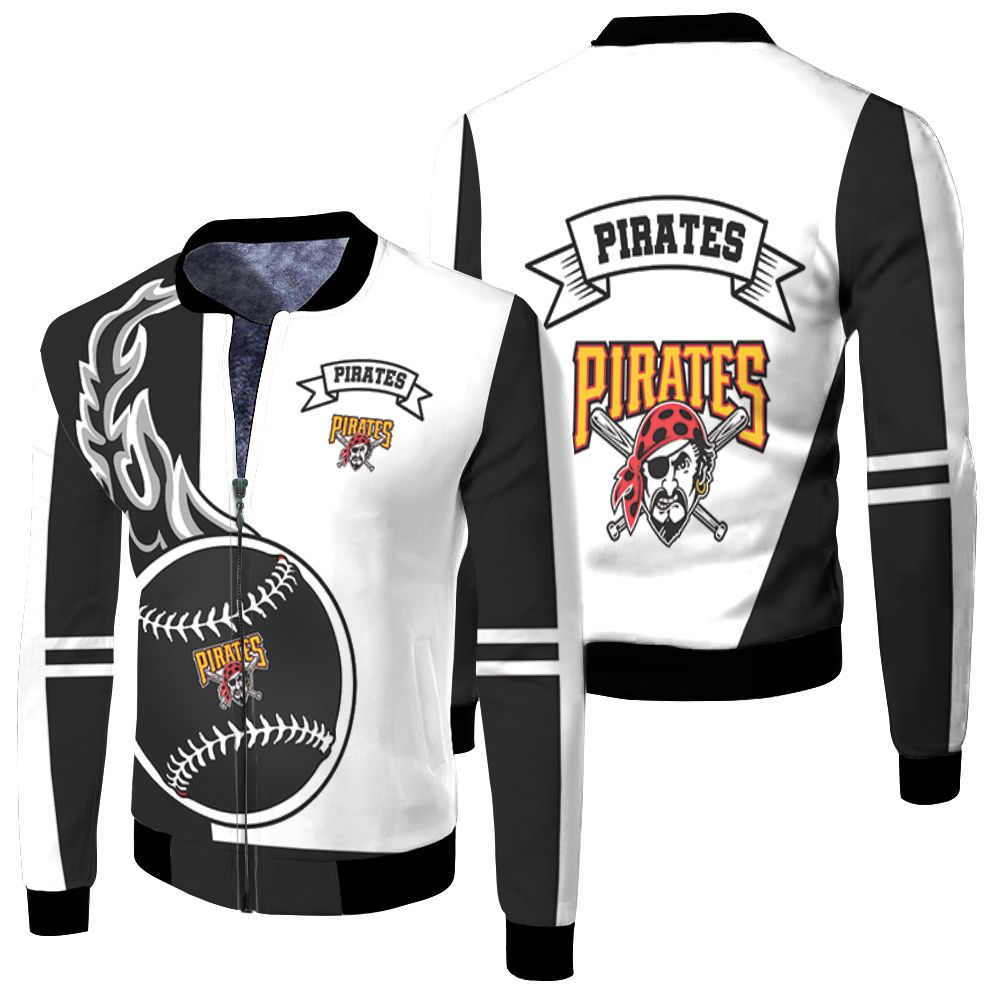 Pittsburgh Pirates 3d Fleece Bomber Jacket