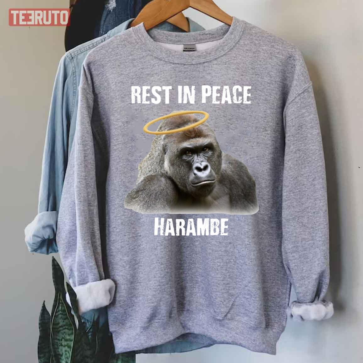 Rest In Peace Harambe Unisex Sweatshirt