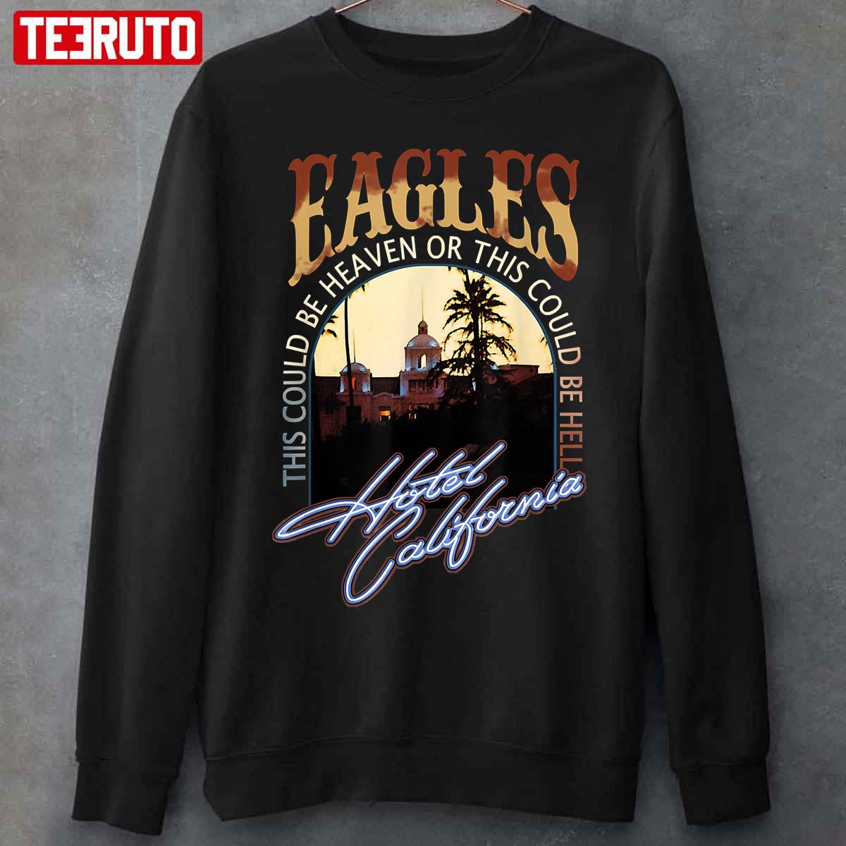 Official Vintage EAGLES Hotels Art Californias Band Music Legend