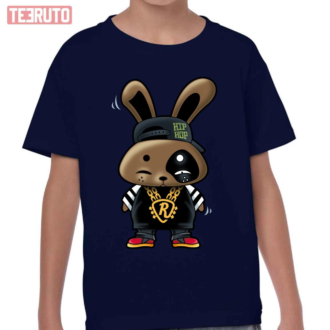Rh Hip Hop Brown Bunny Kid T-Shirt