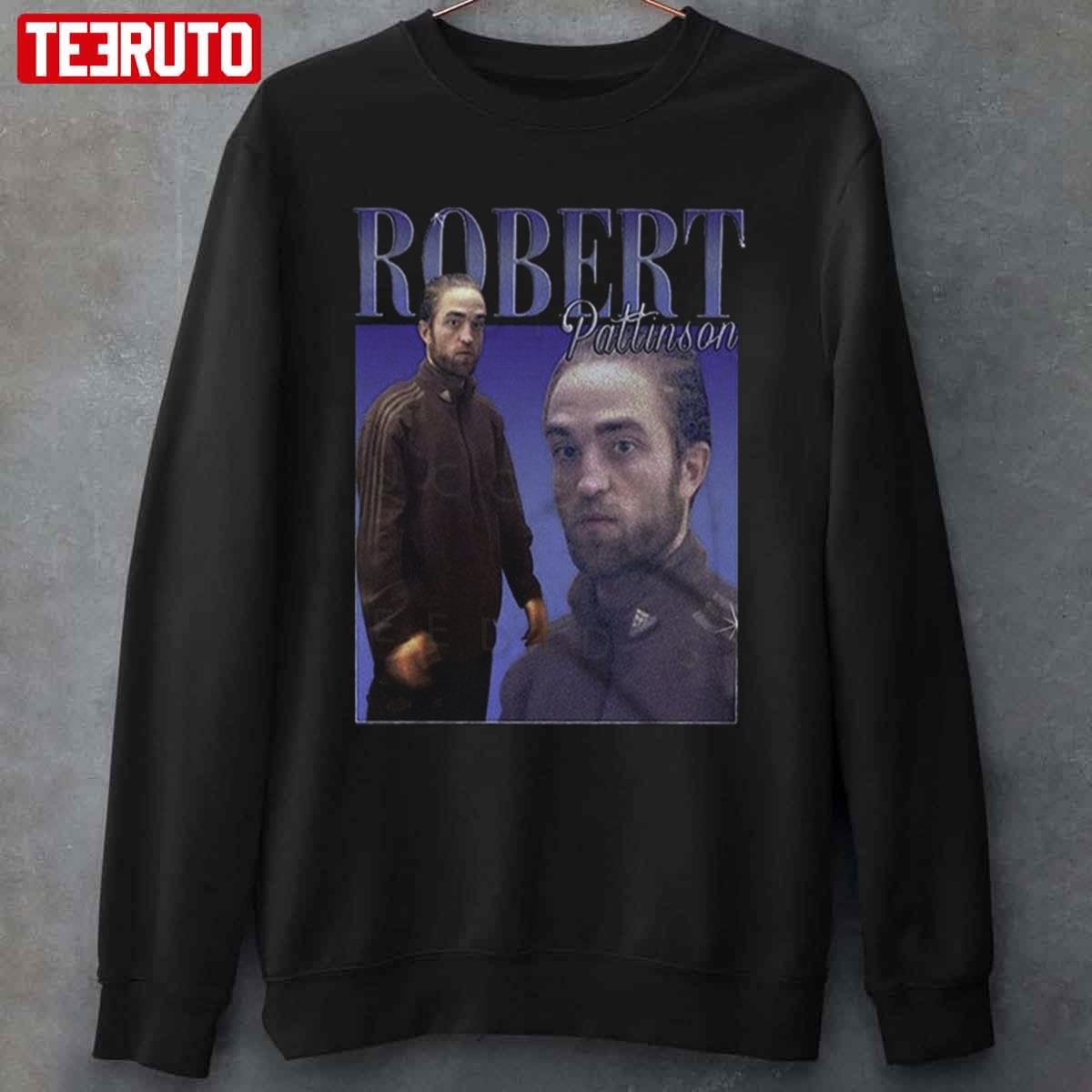 Robert Pattinson Tracksuit Meme Retro Twitlight 90s Unisex Sweatshirt