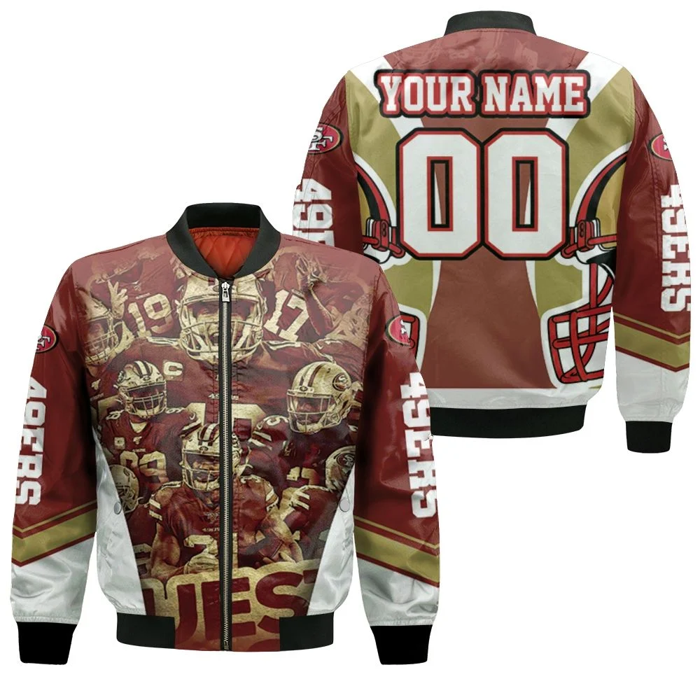 San Francisco 49ers 2021 Nfc West Division Super Bowl Personalized Bomber Jacket