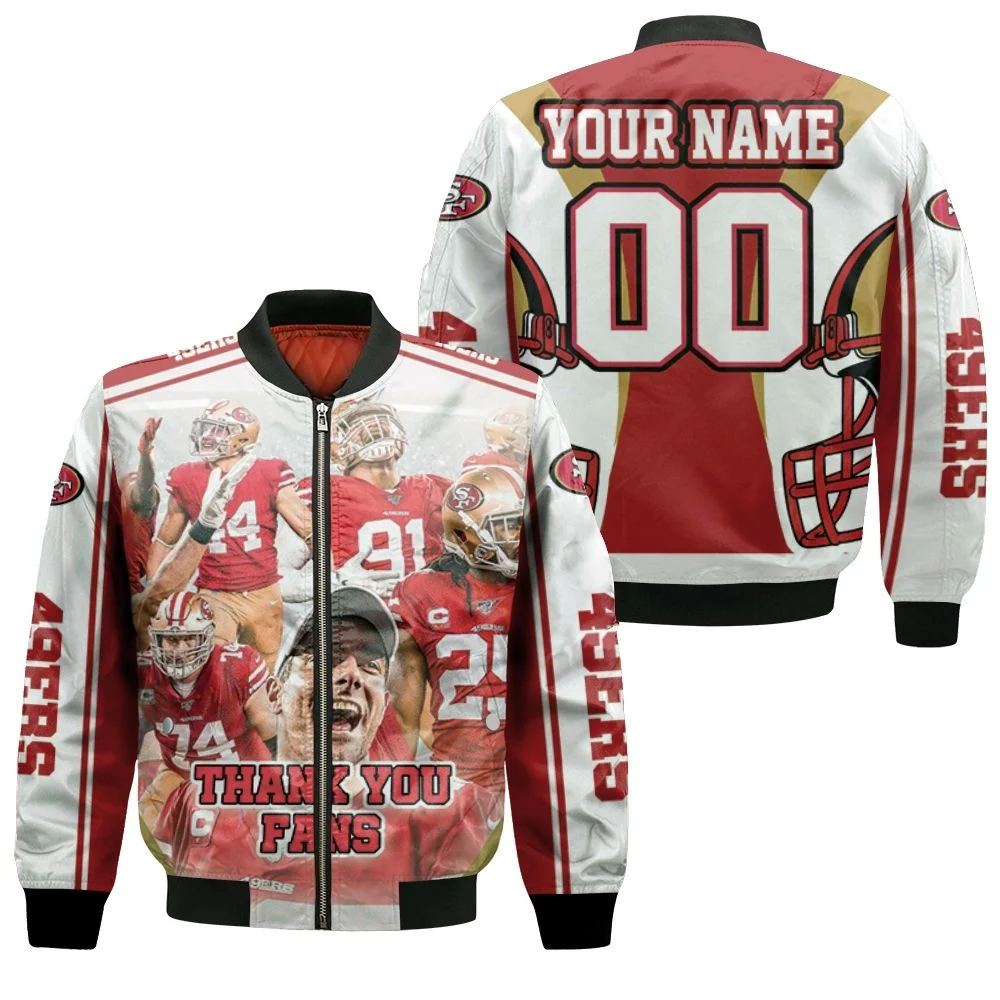 San Francisco 49ers Nfc West Division Super Bowl 2021 Personalized Bomber Jacket