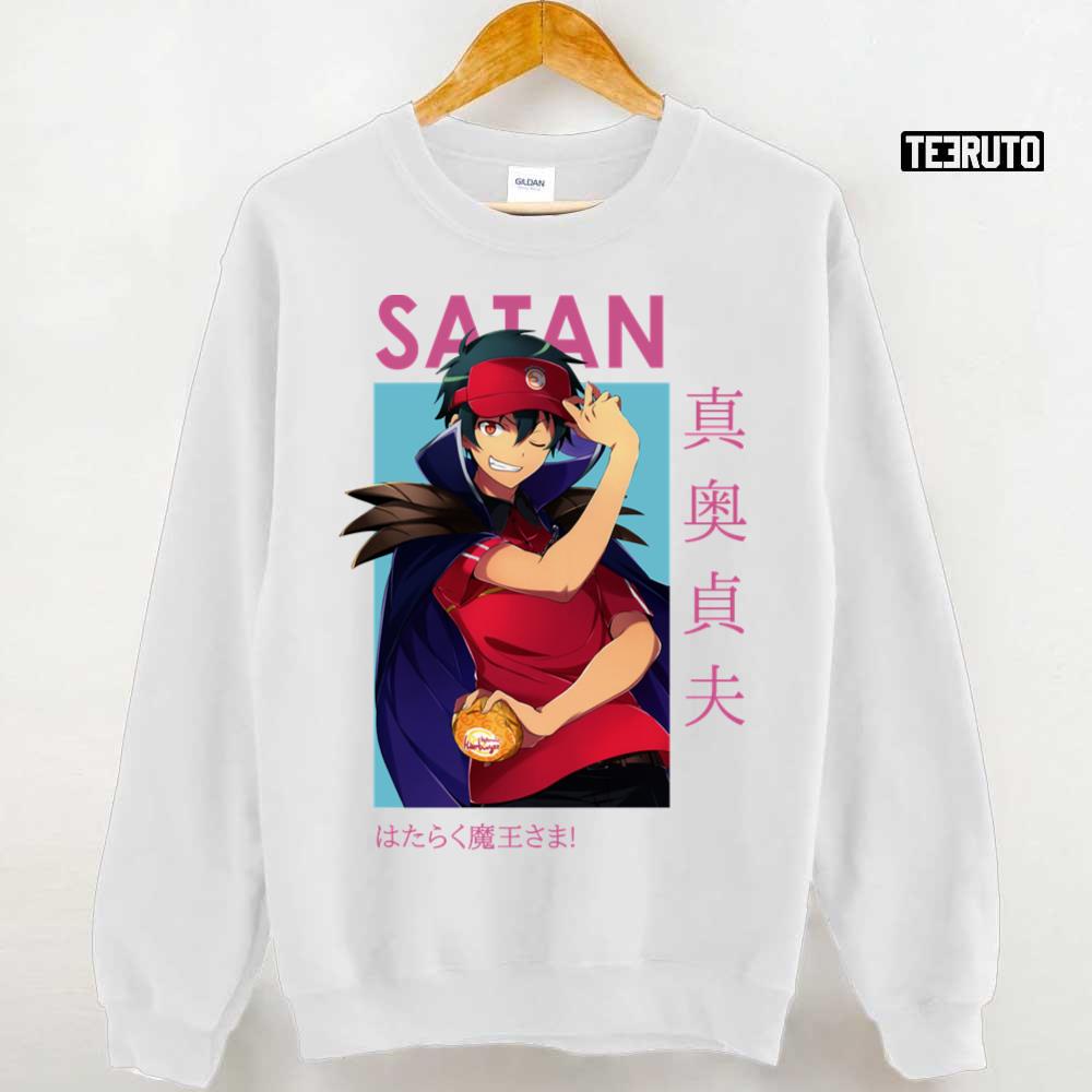 Satan The Devil Is A Parttimer Card Anime Unisex Sweatshirt