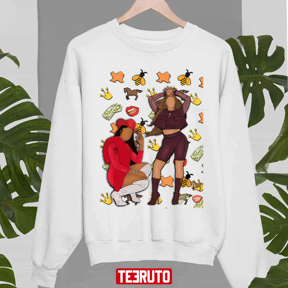 Savage Remix Megan Thee Stallion Fan Art Unisex Sweatshirt