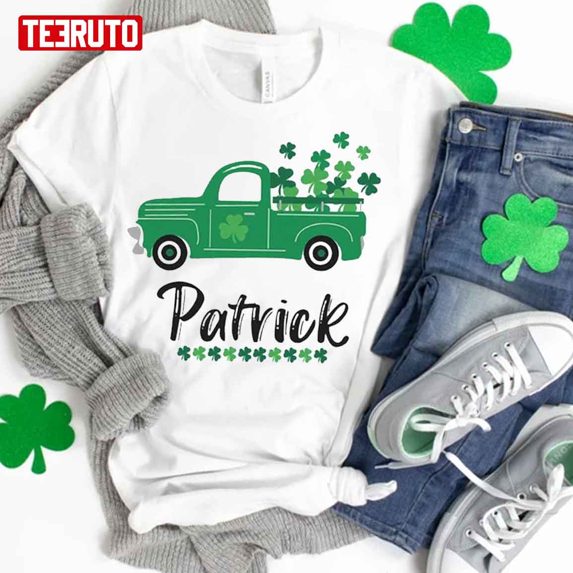 Shamrock Truck St. Patrick’s Day T-Shirt