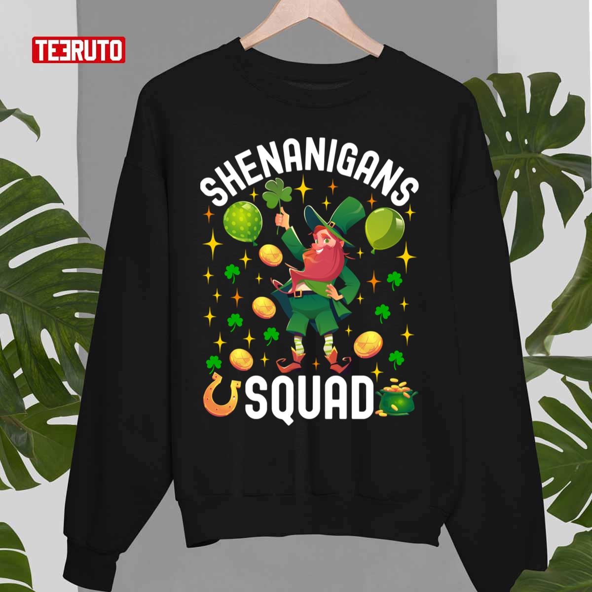 Shenanigans Squad Irish Funny St. Patrick’s Day Unisex Sweatshirt