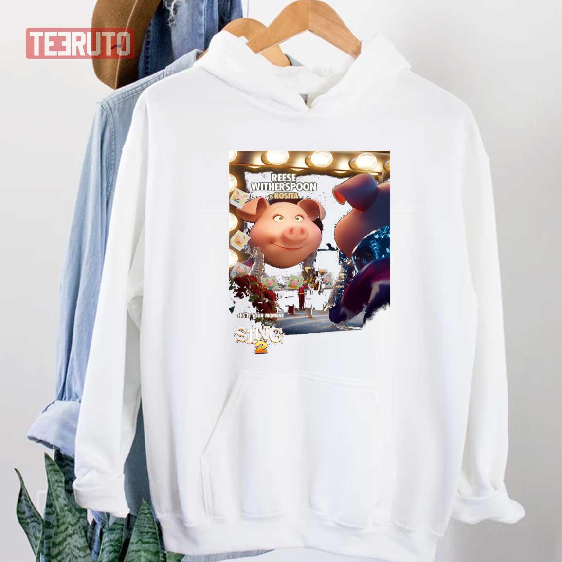 Sing 2 Rosita The Singing Pig Unisex Sweatshirt