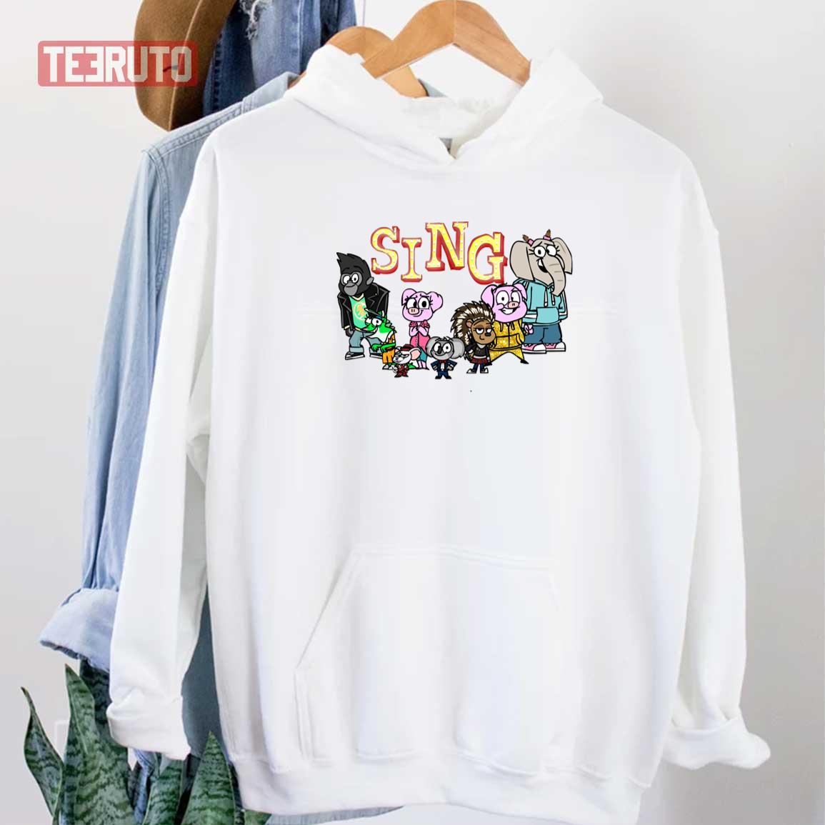 Sing Cartoon Movie Characters Unisex Sweatshirt