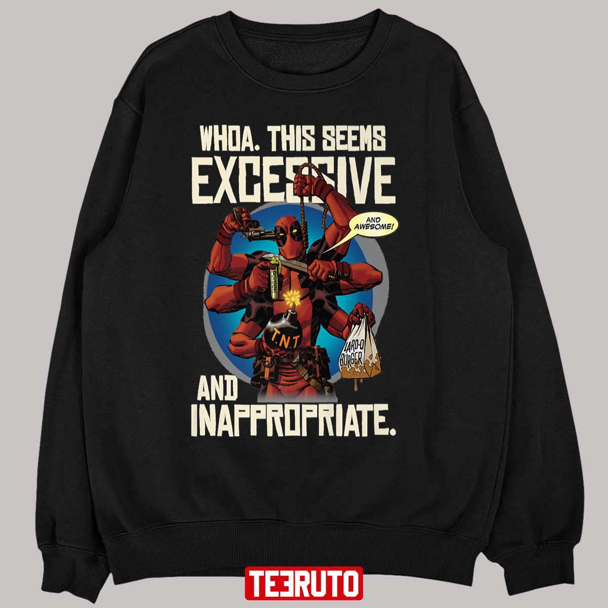 Six Inappropriate Deadpool Arms Unisex T-Shirt - Teeruto