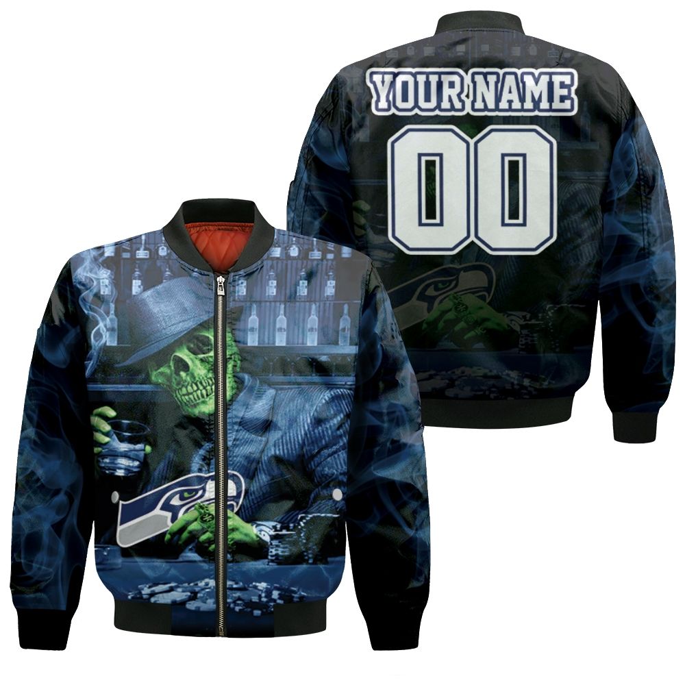 Tennessee Titans Ugly Sweatshirt Christmas 3d Fleece Bomber Jacket - Teeruto