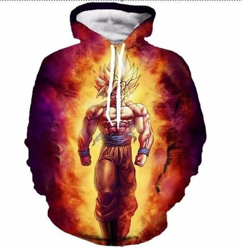 Super Saiyan 5 Goku Dragon Ball Af 3D Hoodie - Peto Rugs