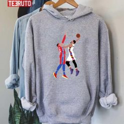 Spencer Dinwiddie Dunk On Tobias Harris Unisex Hoodie