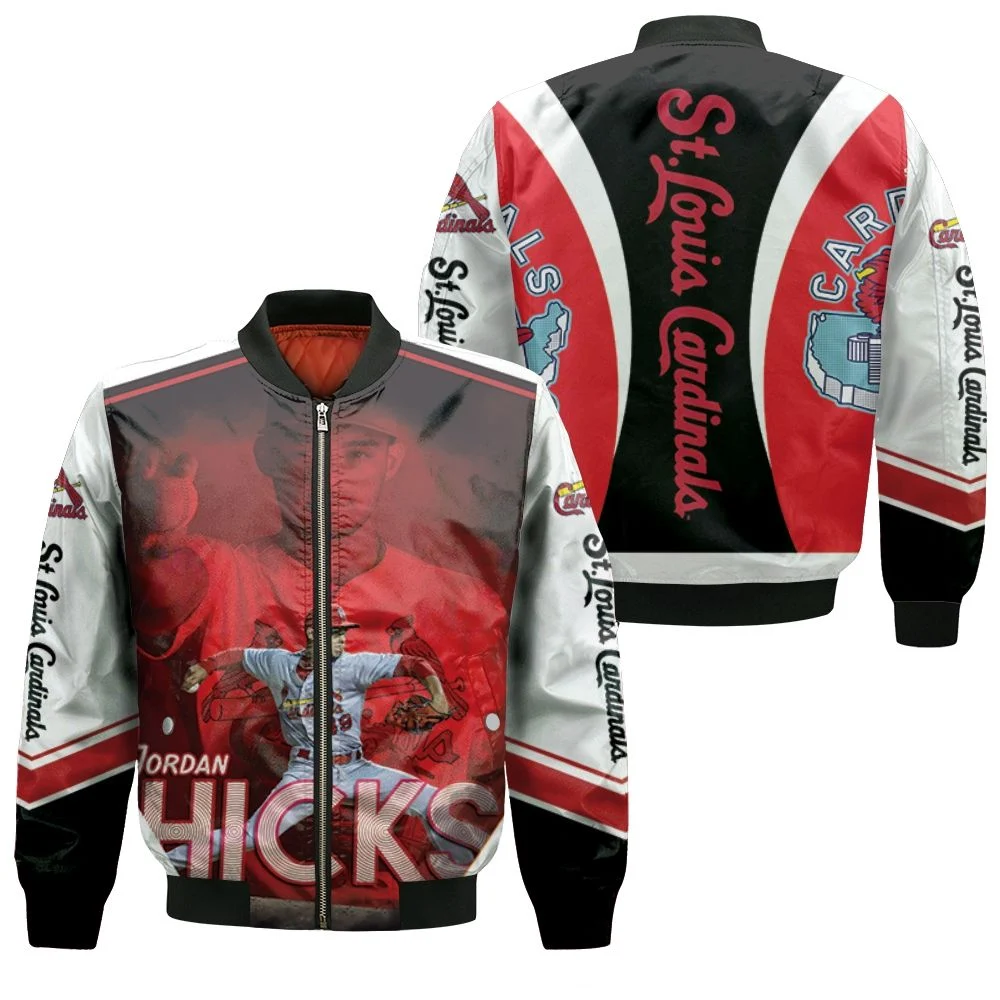 St Louis Cardinals Jordan Hicks 49 For Fan 1 Bomber Jacket