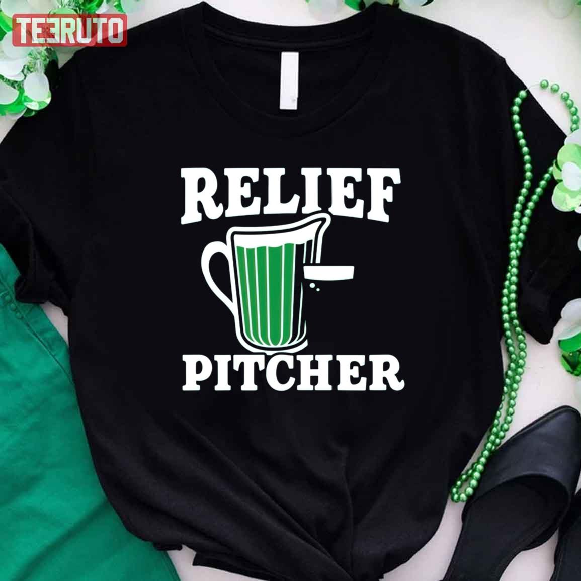 St Patrick’s Day Relief Pitcher Unisex T-Shirt