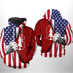 Stanford Cardinals NCAA US Flag 3D Printed Hoodie