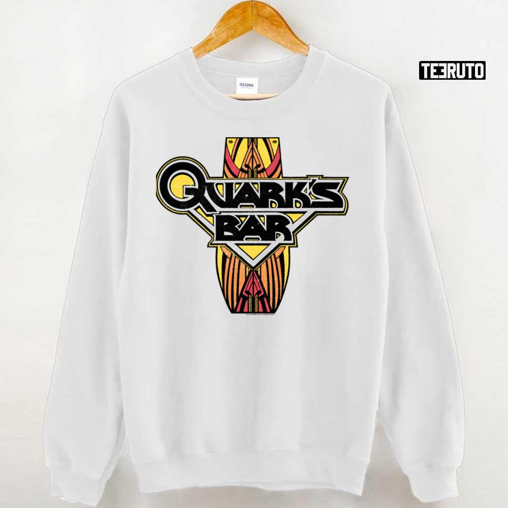 Star Trek Deep Space Nine Quark’s Bar Distressed Logo Unisex Sweatshirt
