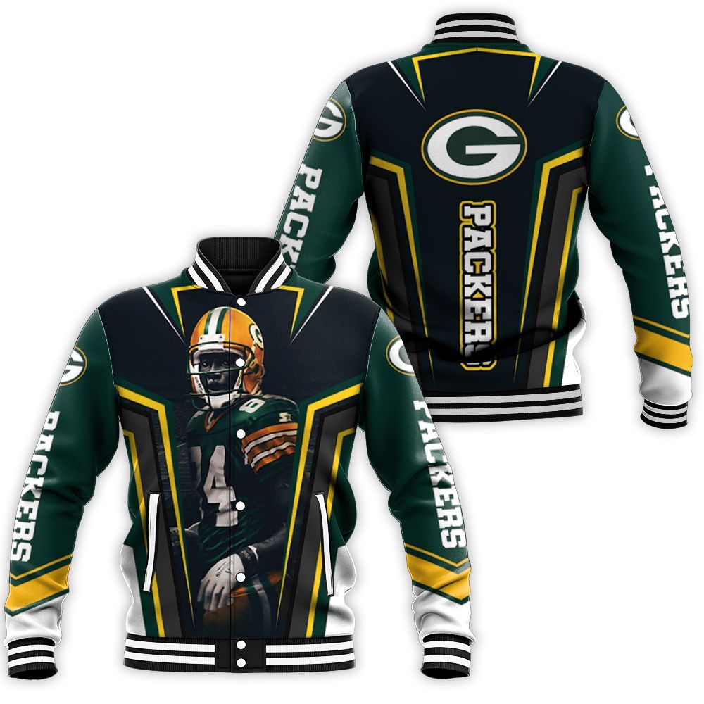 Sterling Sharpe 24 Green Bay Packers 3d Baseball Jacket