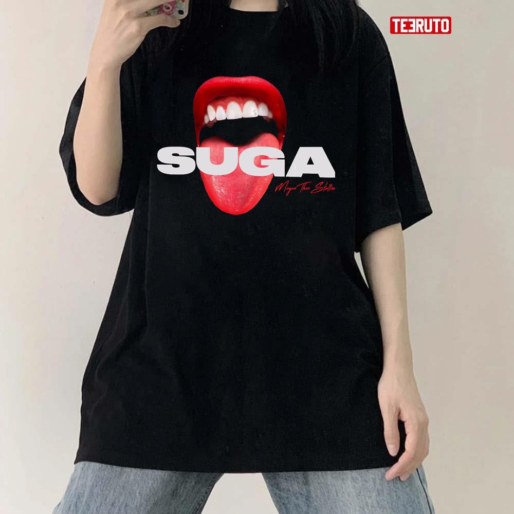 Suga Megan Thee Stallion Rapper Lips Unisex T-Shirt