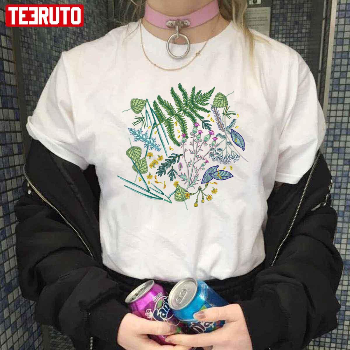 Summer Dream Wild Plants Unisex T-Shirt - Teeruto