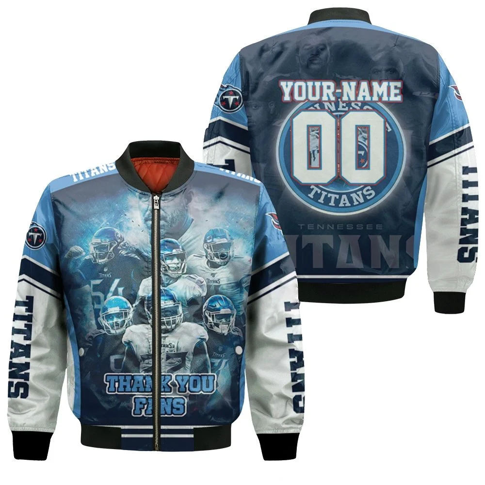 Super Bowl 2021 Afc South Champions Tennessee Titans Personalized Bomber Jacket