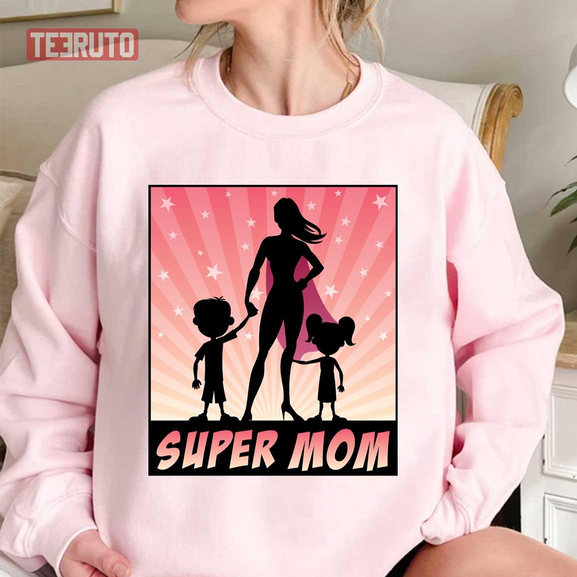 Super Mom Art Sweatshirt