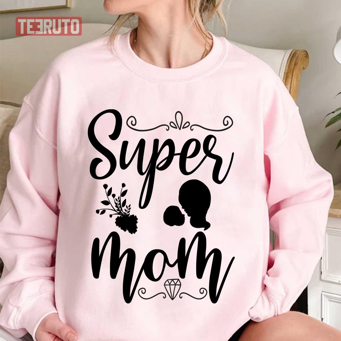 Super Mom Art Unisex Sweatshirt