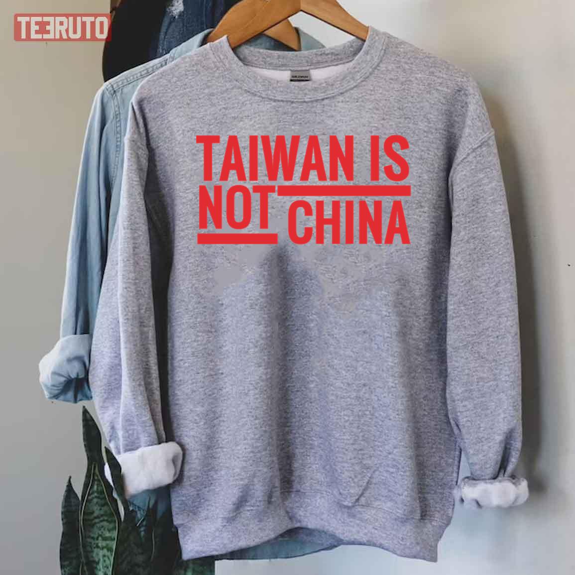Taiwan Is Not China Support Formosa Protest Unisex Sweatshirt