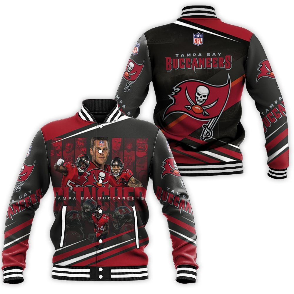 Tampa Bay Buccaneers Clinched Baseball Jacket