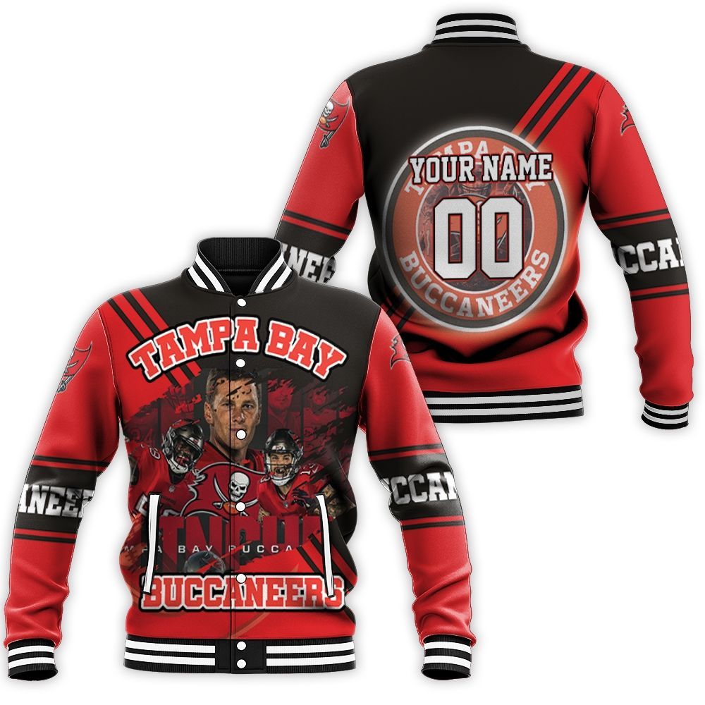 Tampa Bay Buccaneers Clinched Personalized Baseball Jacket