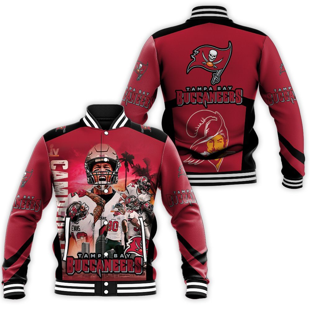 Tampa Bay Buccaneers Liv Champion Legend 3d Printed Baseball Jacket