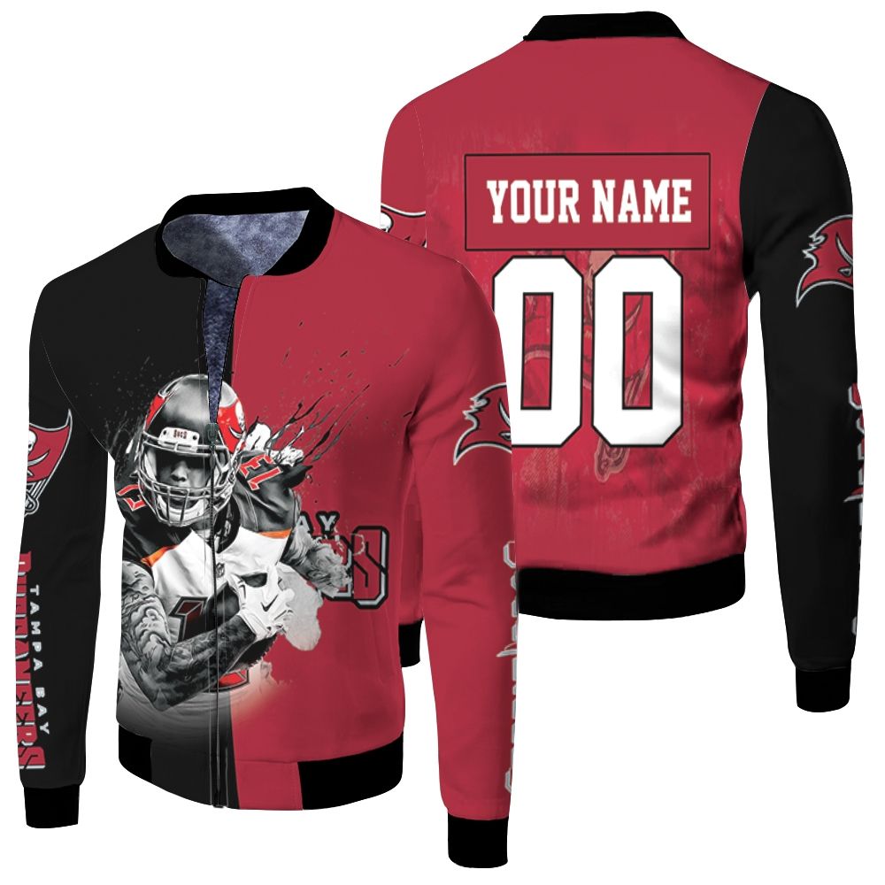 Tampa Bay Buccaneers Logo Best Player 3d Printed For Fans Personalized 1 Fleece Bomber Jacket