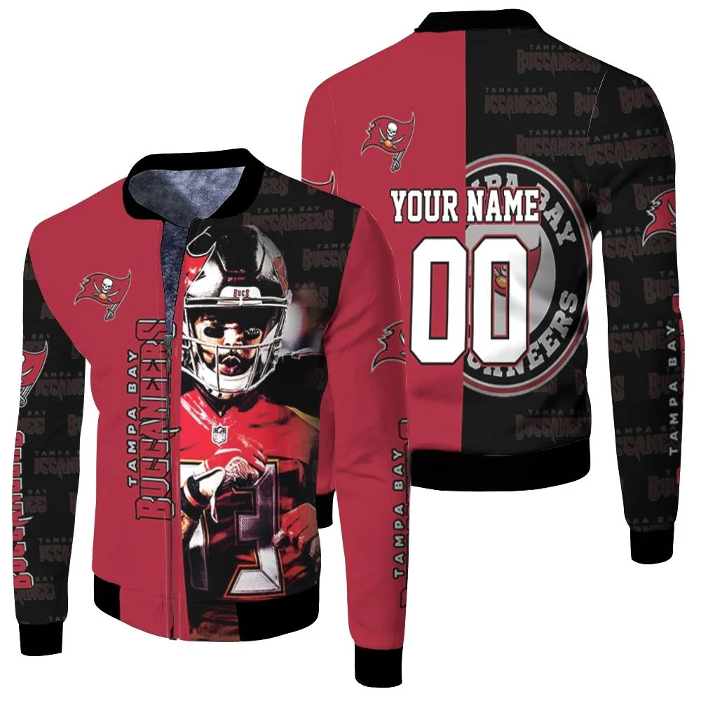 Tampa Bay Buccaneers Mike Evans 13 Legend For Fans Personalized Fleece Bomber Jacket