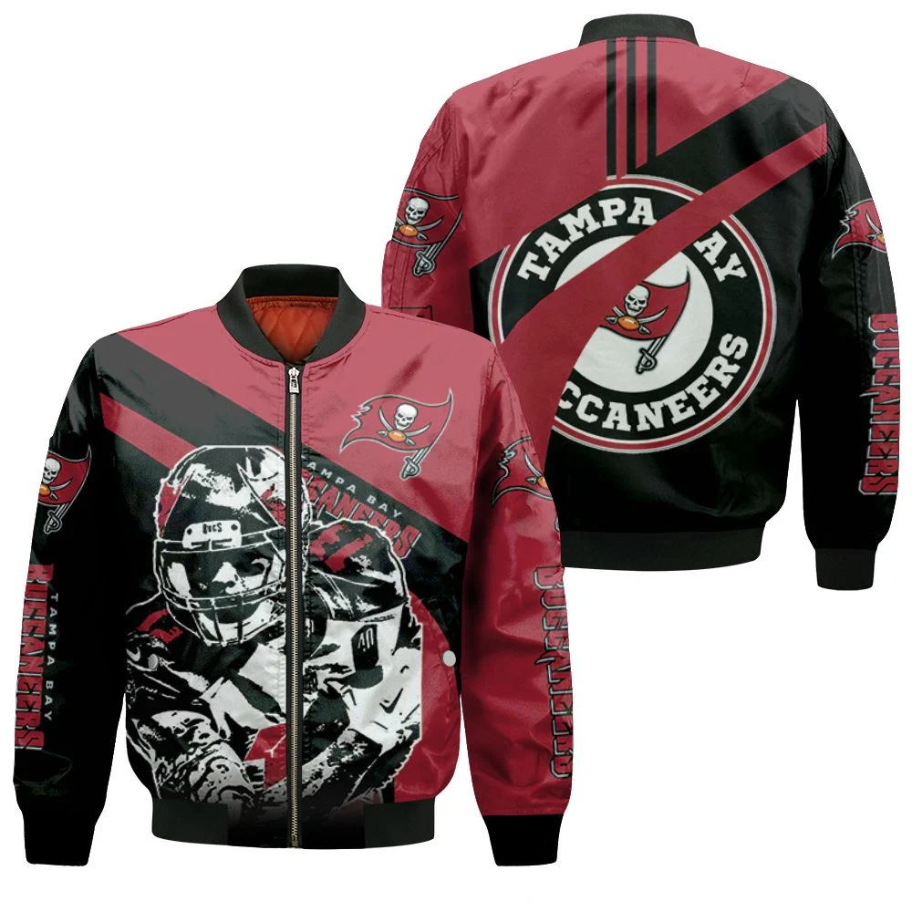 Tampa Bay Buccaneers Mike Evans 3d Printed For Fan Bomber Jacket