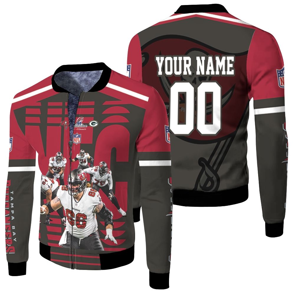 Tampa Bay Buccaneers Nfc South Champions Division Super Bowl 2021 Personalized Fleece Bomber Jacket