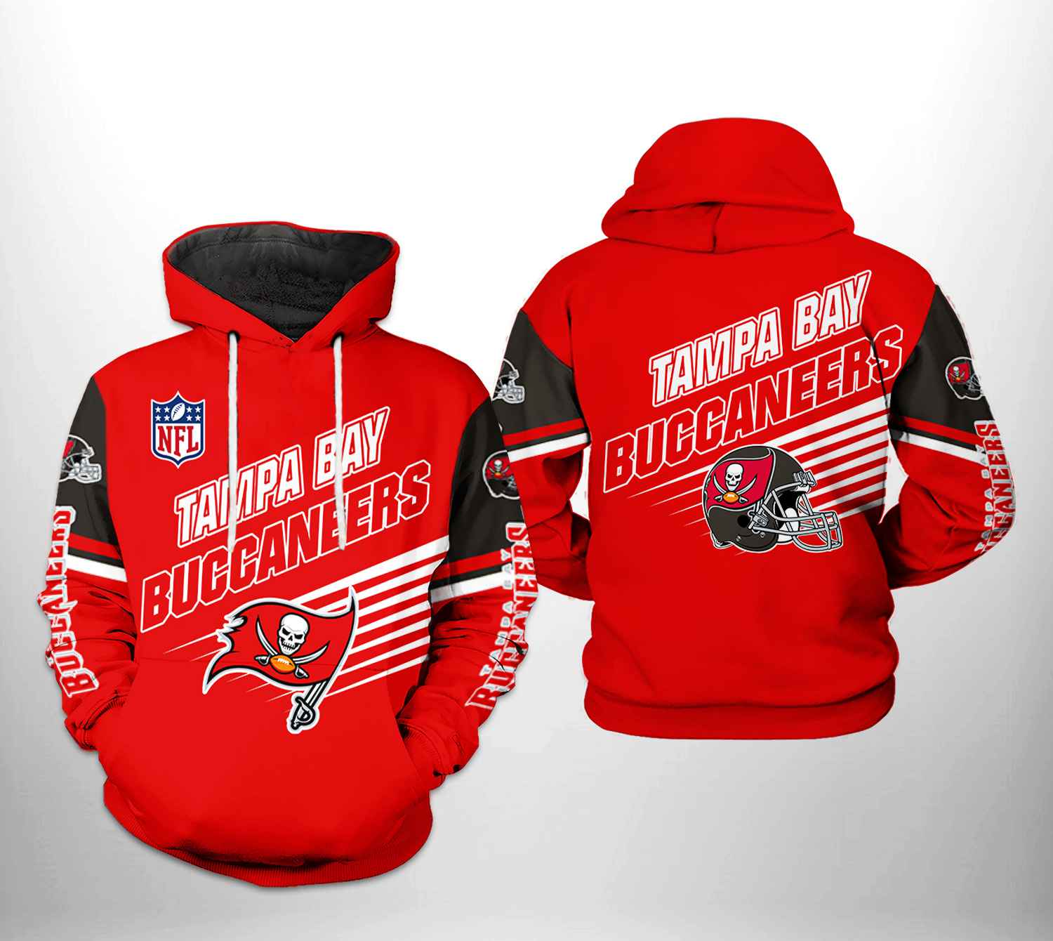 Tampa Bay Buccaneers NFL Team 3D Printed Hoodie - Teeruto