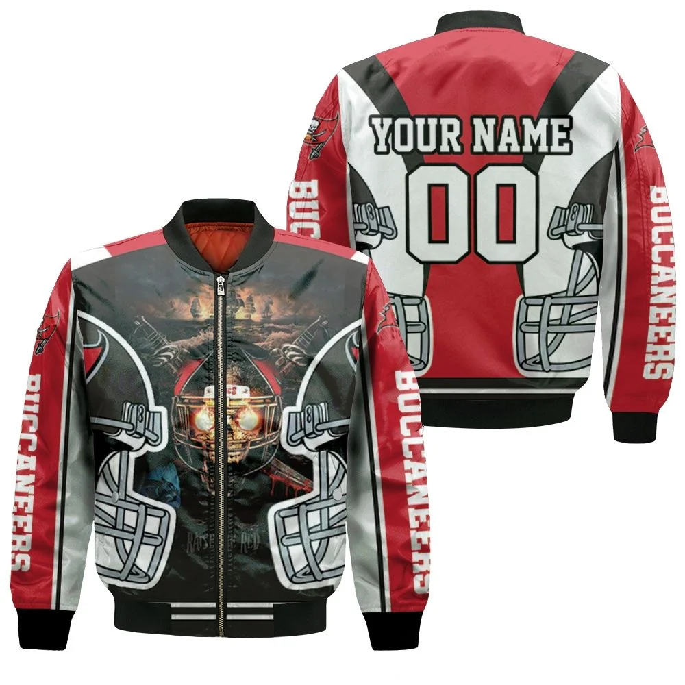 Tampa Bay Buccaneers Raised The Red Nfc South Division Champions Super Bowl 2021 Personalized Bomber Jacket