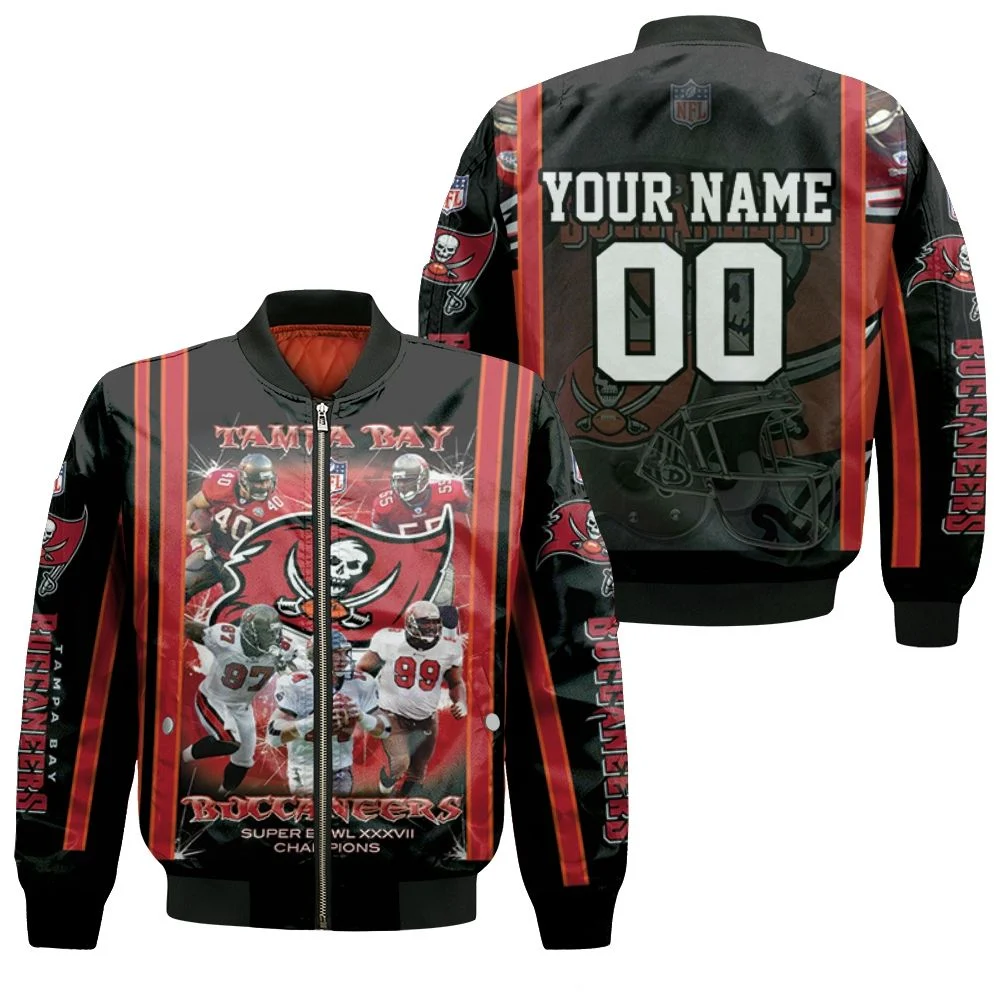 Tampa Bay Buccaneers Super Bowl 2021 Nfc South Division Champions Personalized Bomber Jacket