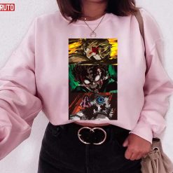 Tanjiro Zenitsu Inosuke Demon Slayer Unisex Sweatshirt